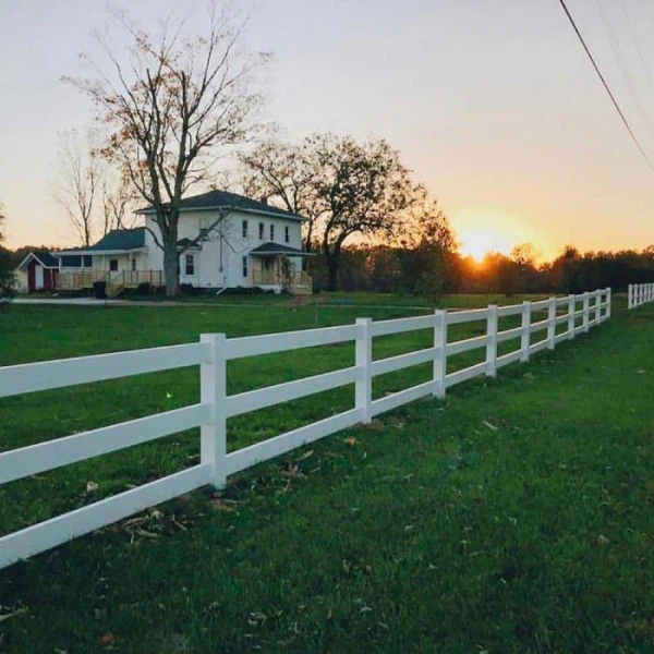 3 Rail Horse Pasture Fence