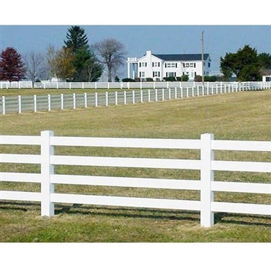 Pvc-paneelin maatilan aita