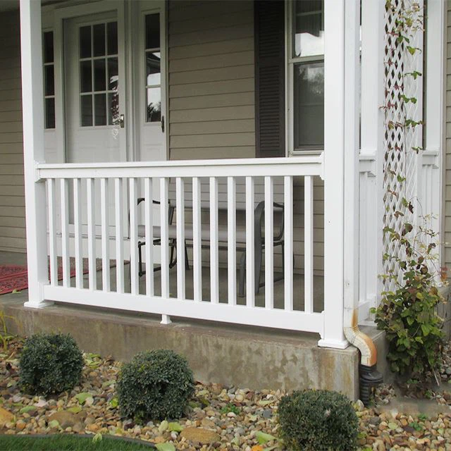 White Fence Railing